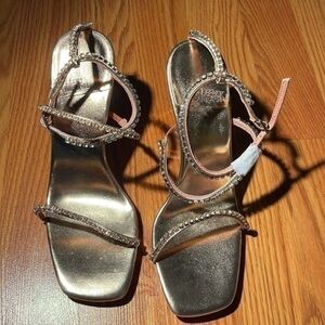 Jeffery Campbell Embellished High Heel Sandals. NEW